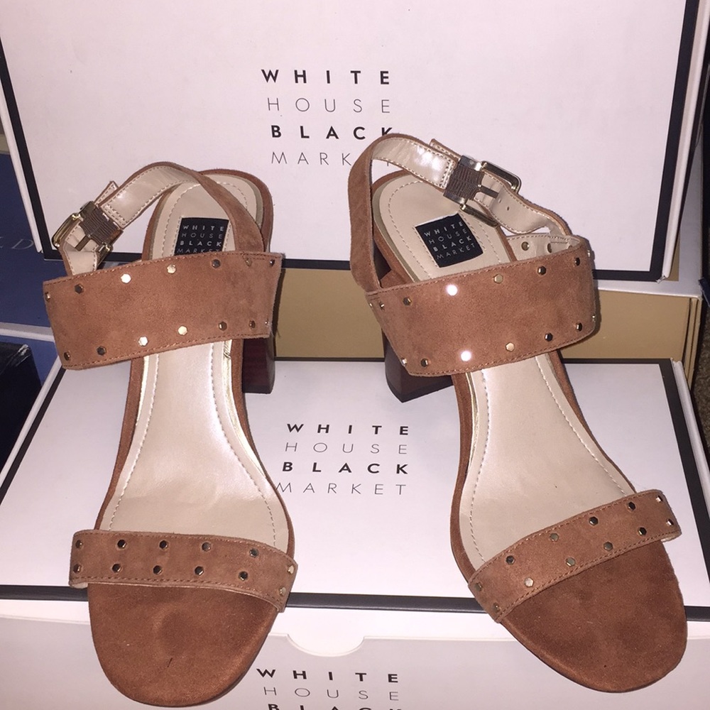 Suede stack heels “Eden”